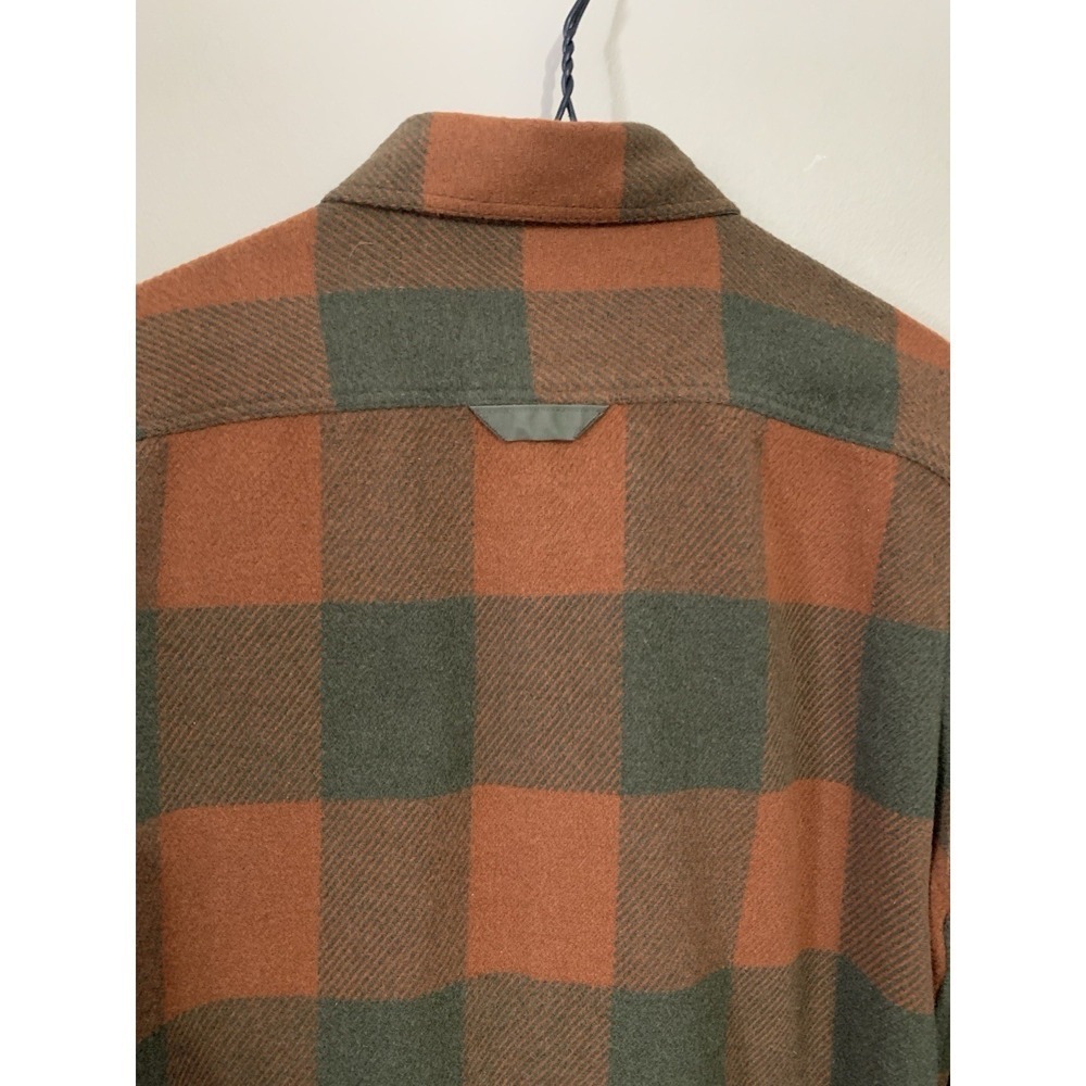 Fjallraven Canada Shirt in Autumn Leaf-Laurel Green Men's M Wool Blend Shacket - Picture 9 of 16